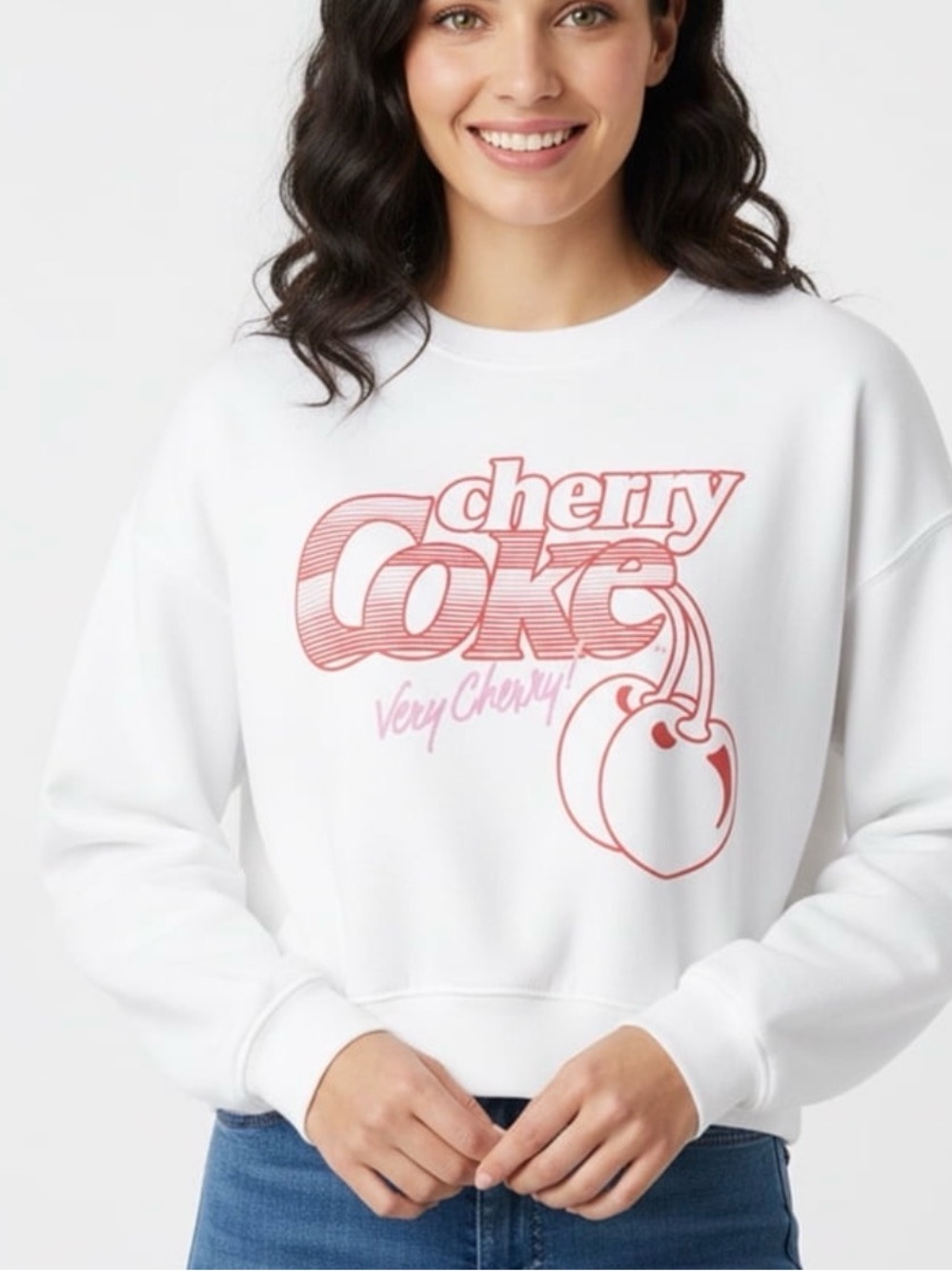NWT XL cherry coke sweatshirt